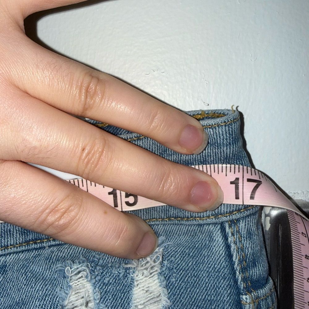 ASOS Light Blue Distressed Skinny Jeans - Picture 4 of 5